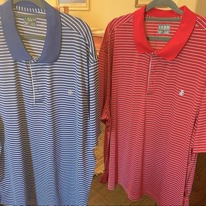 Pair of men’s 3xl Izod golf shirts